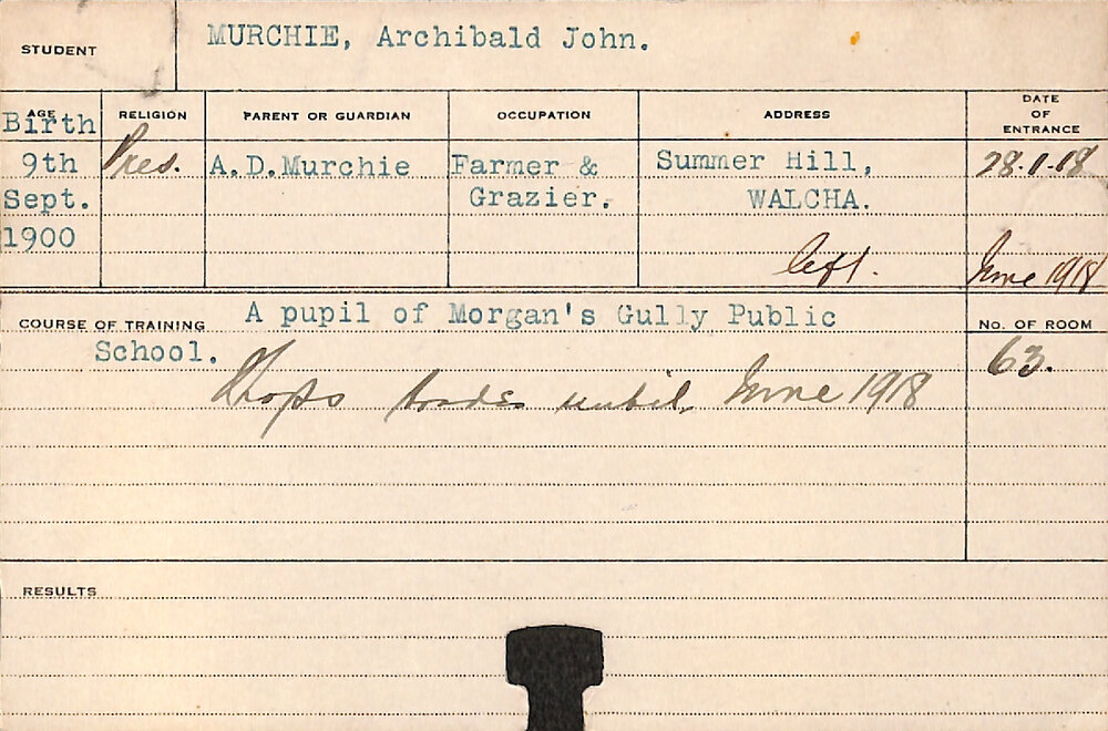 MURCHIE, Archibald John (Shops)