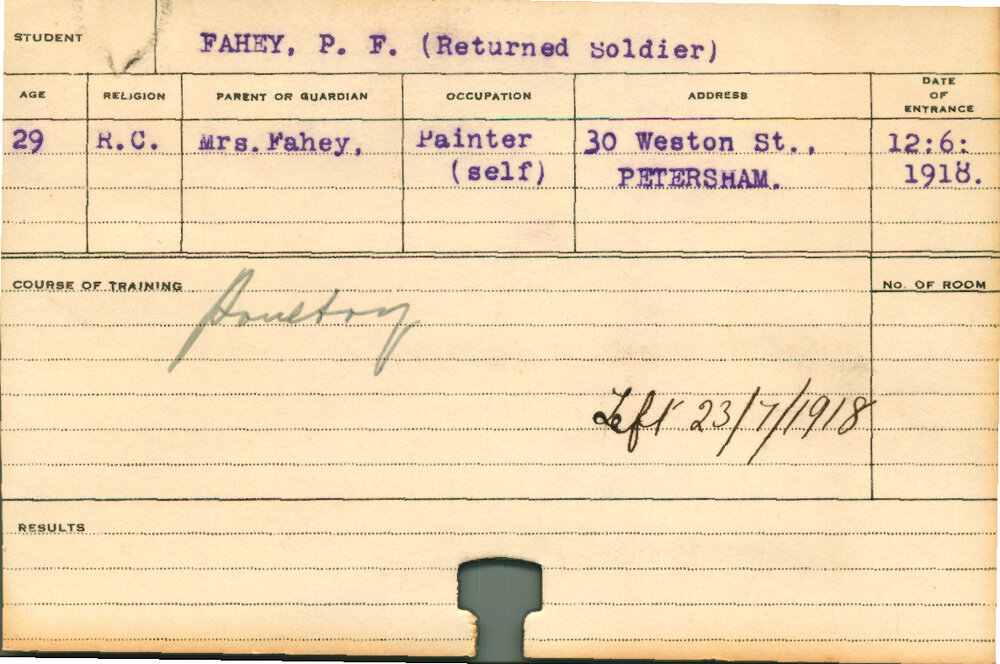 FAHEY, PF (Short Course - Poultry)