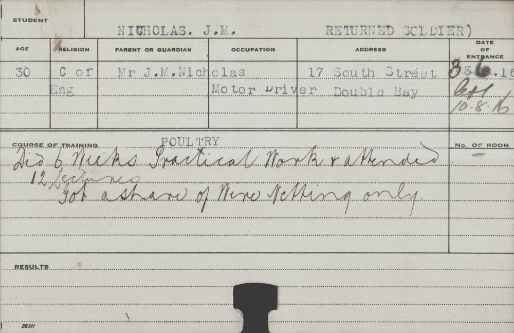 Nicholas, JM (Short Course - Poultry)
