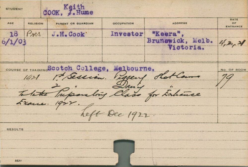 COOK, Keith Hume (Piggery &amp; Dairy)