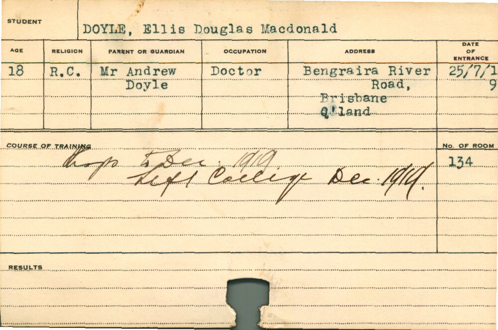 DOYLE, Ellis Douglas Macdonald (Shops)