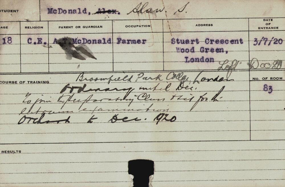 MCDONALD, Alex (Orchard)
