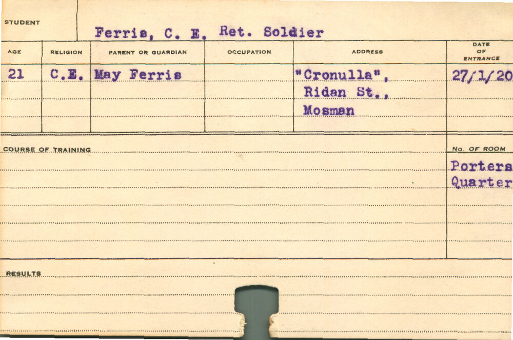 FERRIS, CE (Short Practical Courses)