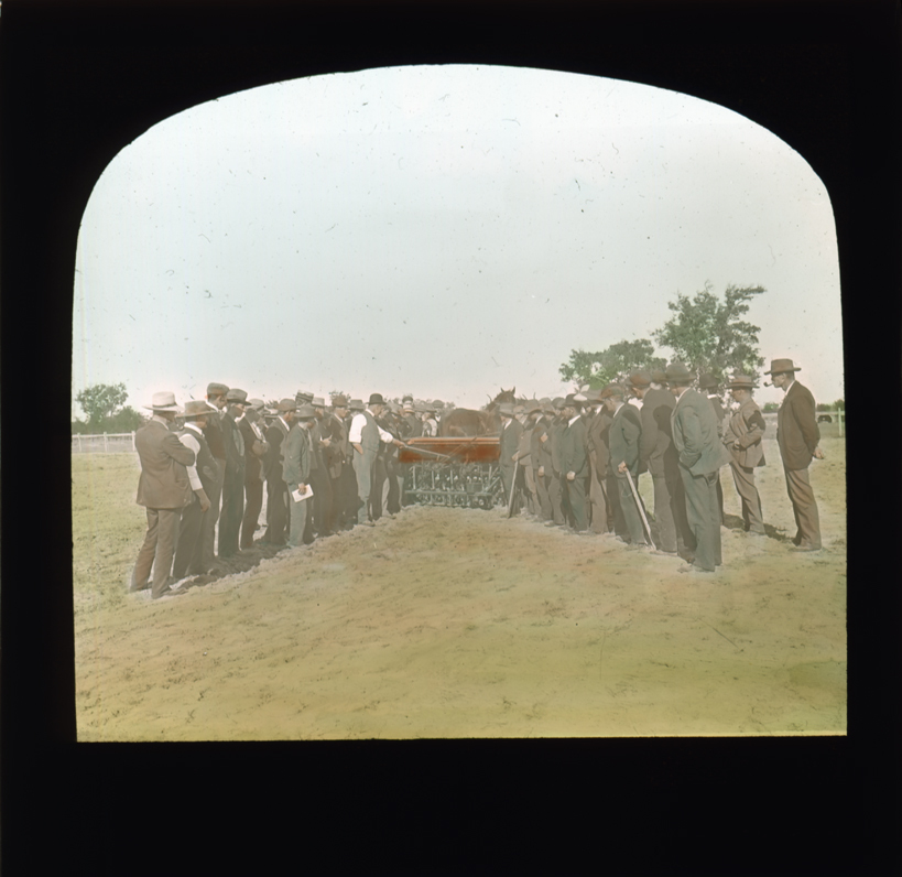Farmers Winter School 1907 Massey Harris demonstration [Hawkesbury Agricultural College (HAC)]