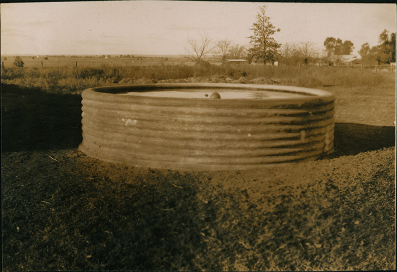 Water trough [Hawkesbury Agricultural College (HAC)]