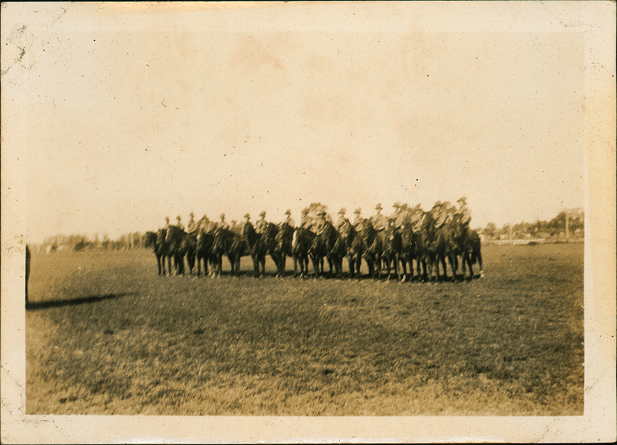 College Students in Uniform of the 4th Cavalry Mobile Veterinary Section [Hawkesbury Agricultural College (HAC)]