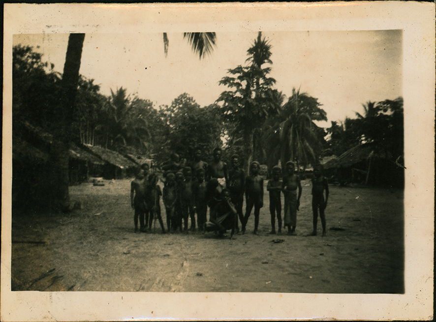 Group of Natives of Cassia Village (near Hoskins Airfield, New Britain Island, Papua New Guinea)