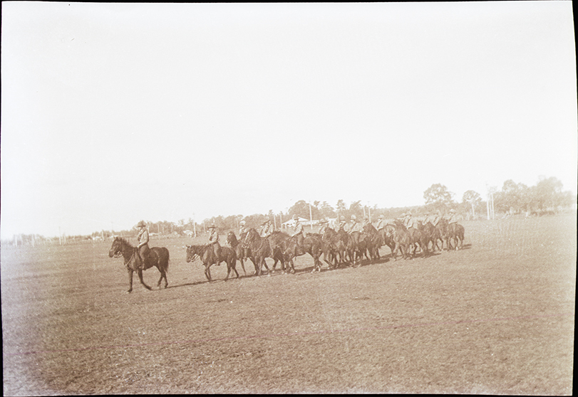College Students in Uniform of the 4th Cavalry Mobile Veterinary Section [Hawkesbury Agricultural College (HAC)]