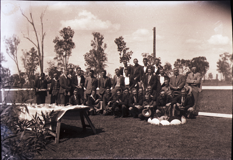 Group of students having tea