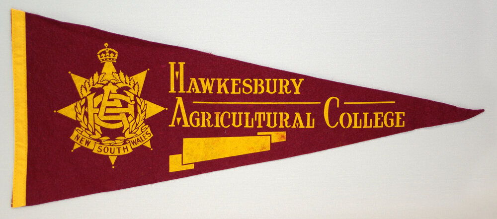 Large sports pennant [Hawkesbury Agricultural College (HAC)]