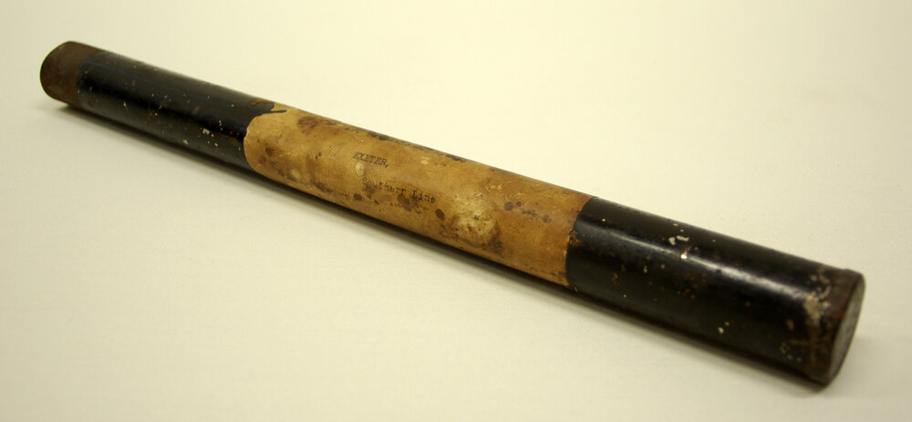 Cylinder used for posting certificate/testamur - Derek Jensen