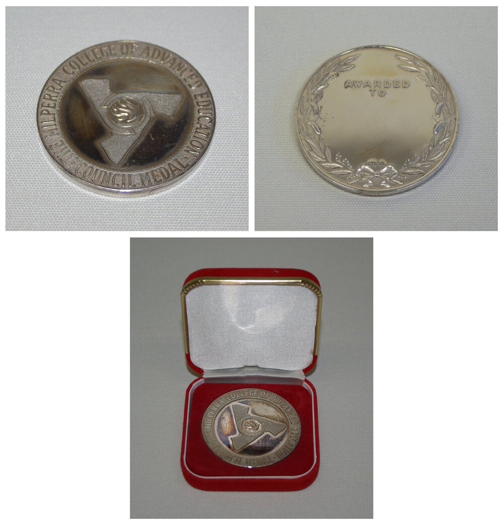 Council Medal - Milperra College of Advanced Education (MCAE)