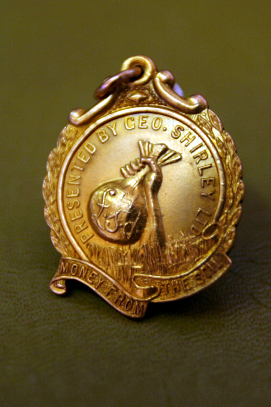 Medal - Champion Ploughman - Presented to J R Sellors