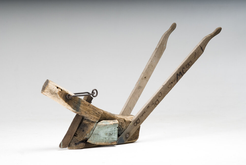 Wooden plough