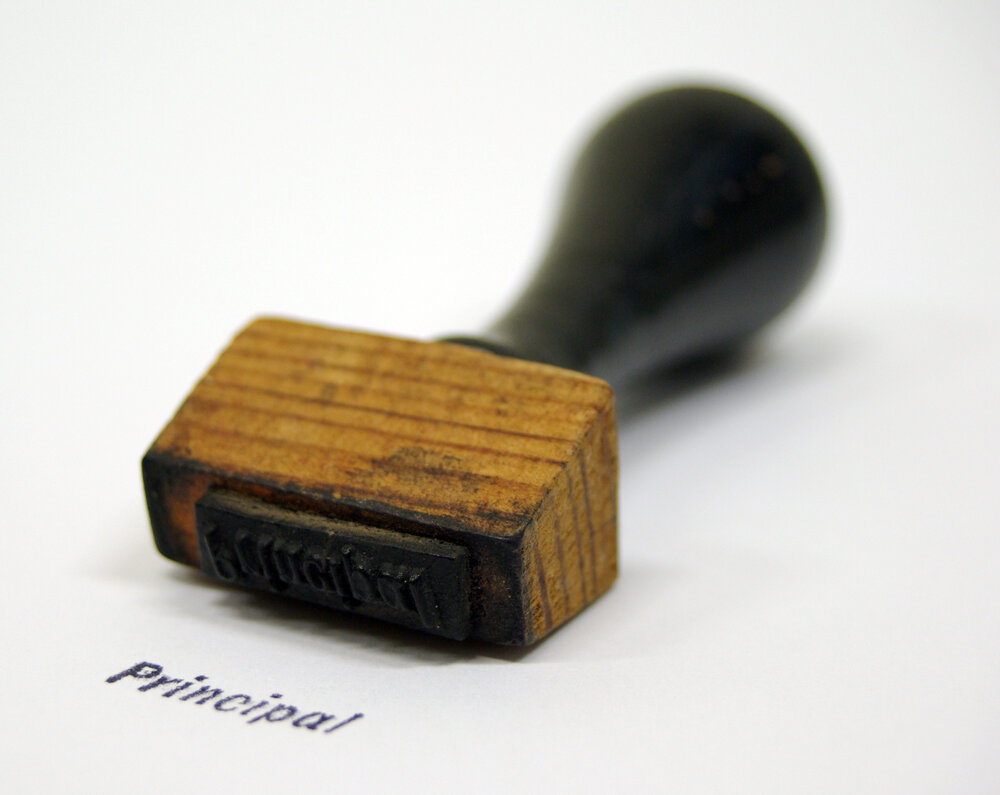 Rubber Stamp - Principal