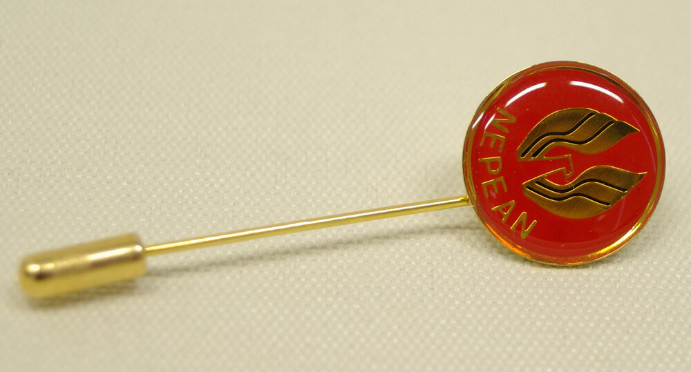 Lapel pin (Long-stem) - Phoenix logo - Nepean College of Advanced Education (NCAE)
