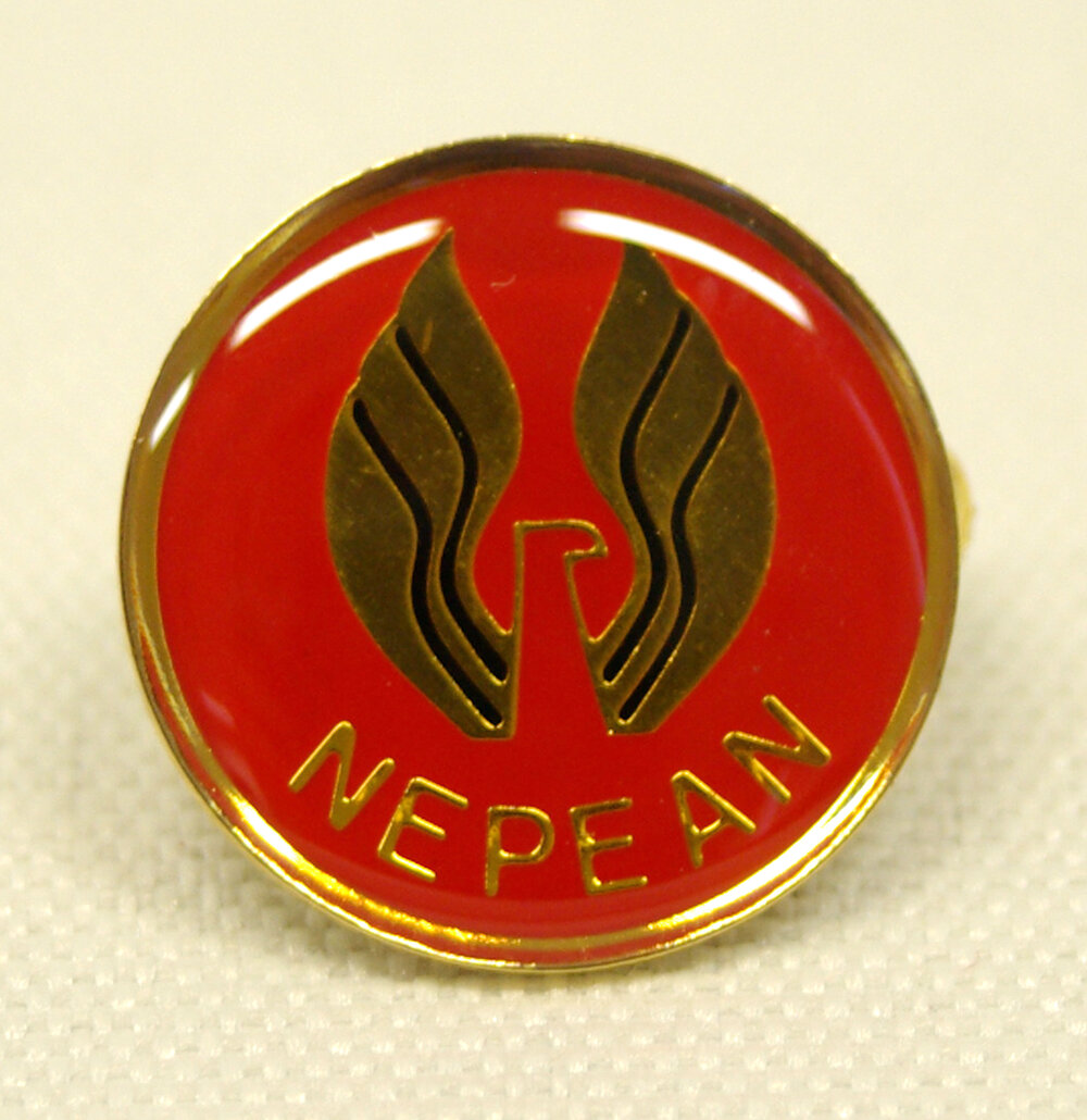 Lapel Pin / Badge - Phoenix logo - Nepean College of Advanced Education (NCAE)