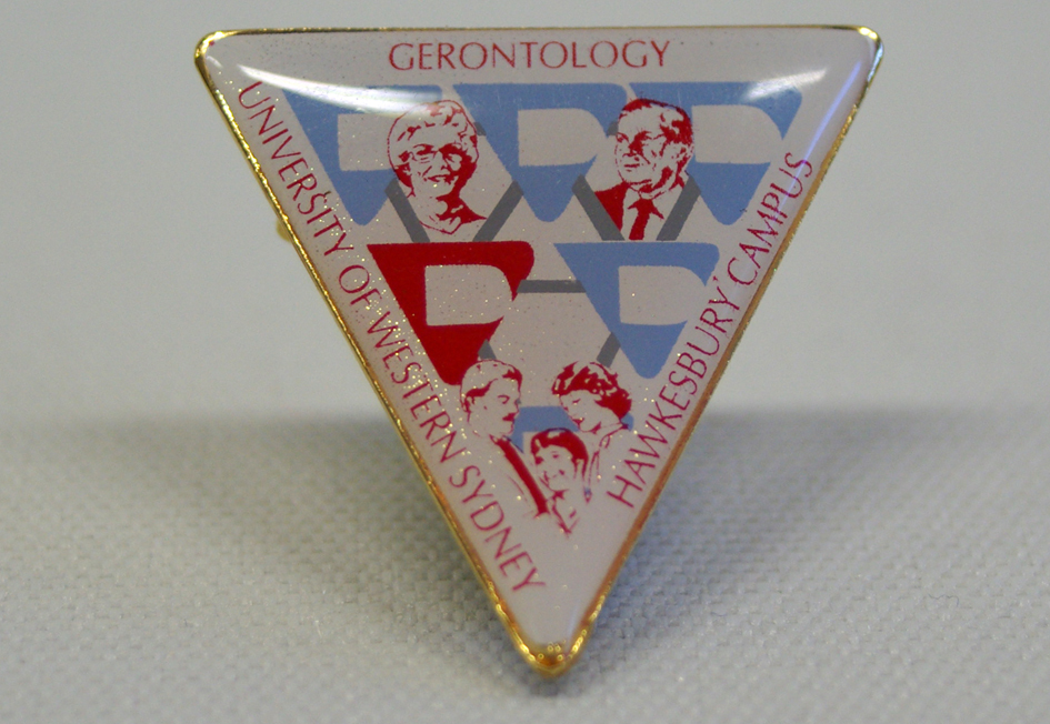 Nursing Pin/Badge - Gerontology [University of Western Sydney - Hawkesbury Campus]
