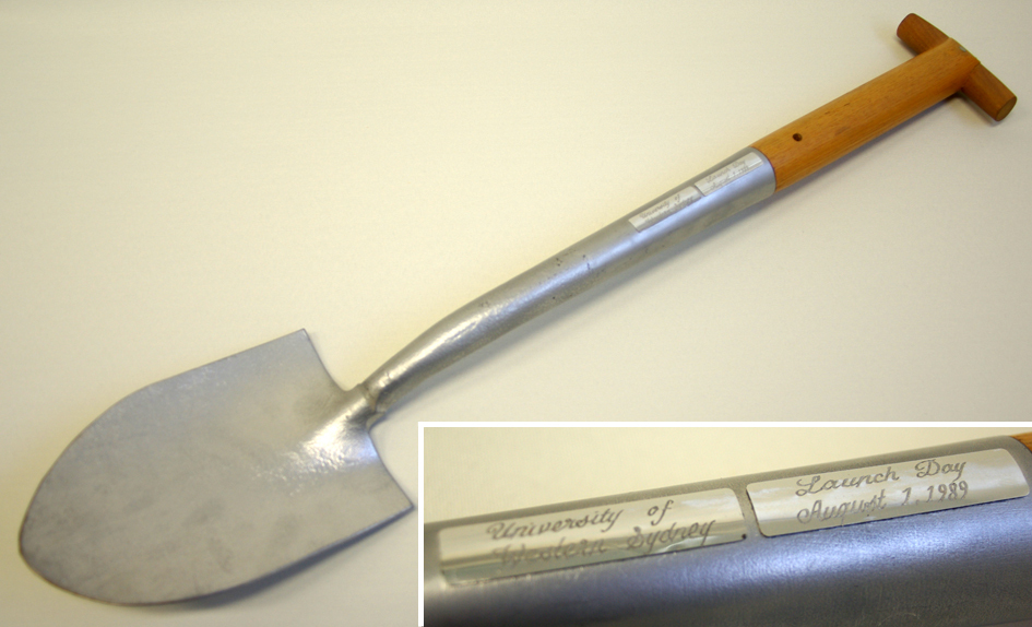Ceremonial Spade - Launch Day - 1989