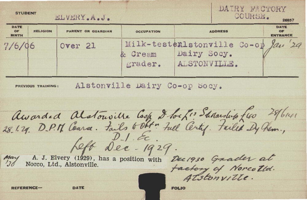 ELVERY, AJ (D.P.M. Course)