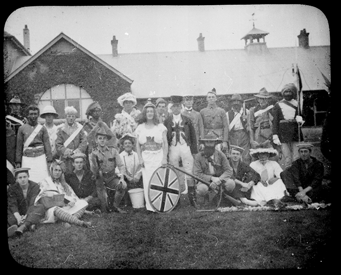 Empire Day 1911 - Students dressed up [Hawkesbury Agricultural College (HAC)]