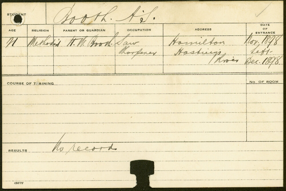 BOOTH, AS (Agriculture)