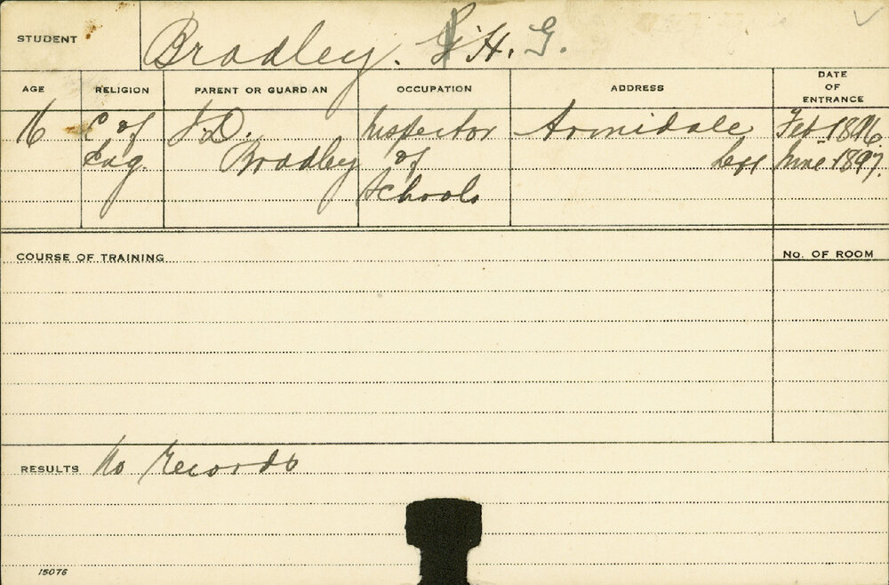 BRADLEY, HG (Agriculture)