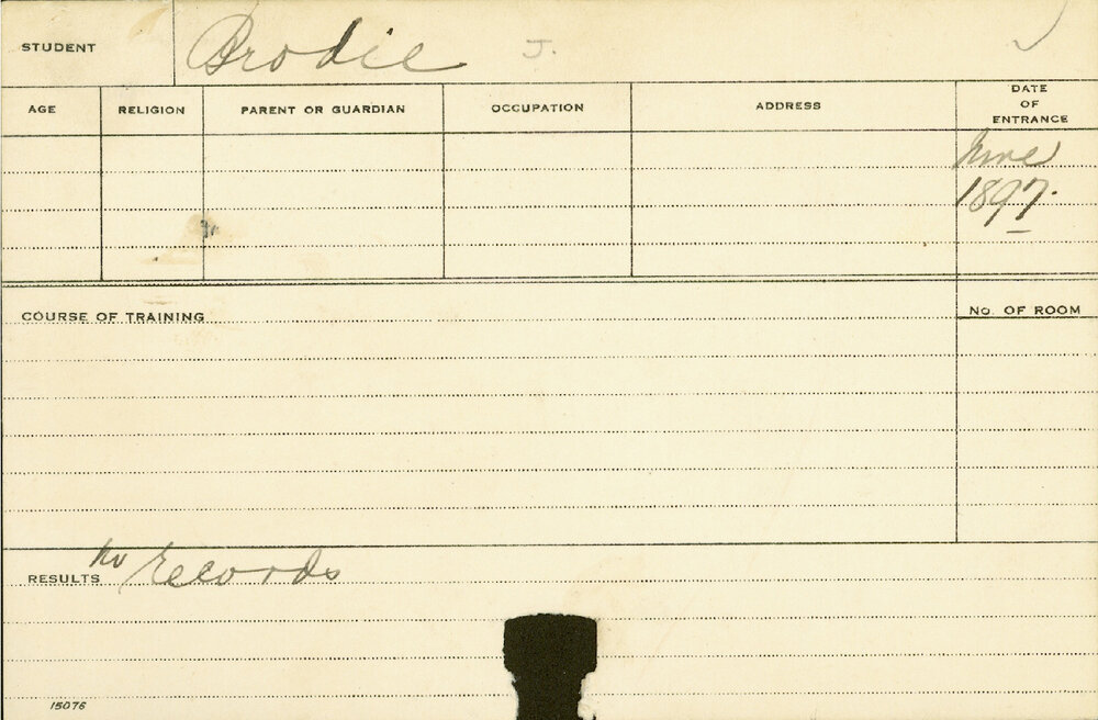 BRODIE, J (Agriculture)