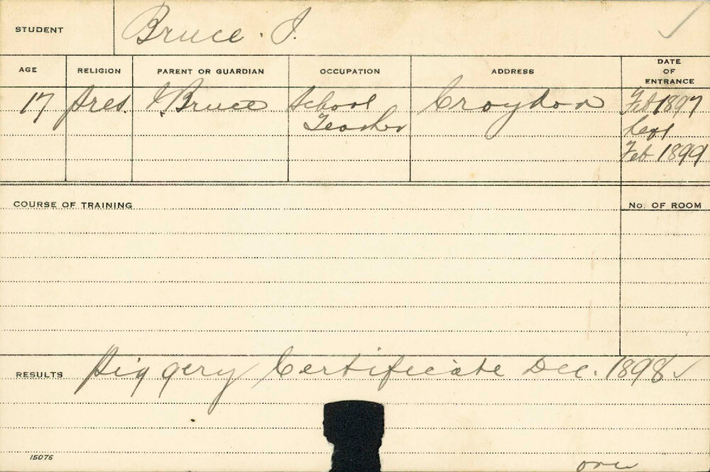 BRUCE, J (Certificate - Piggery)