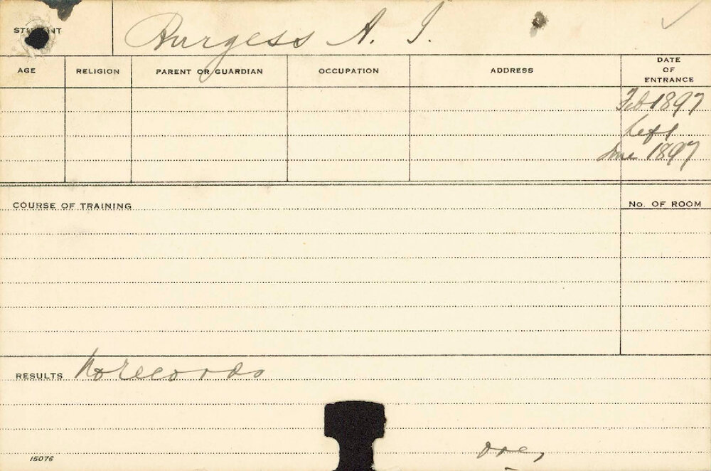 BURGESS, Arthur James Weatherall (Agriculture)