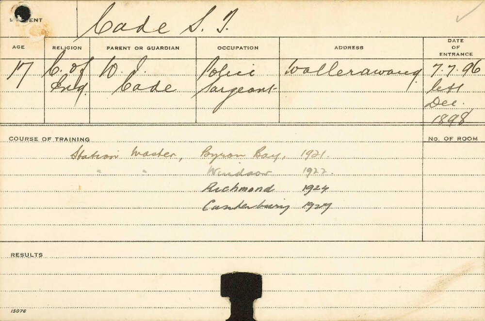 CADE, ST (Agriculture)