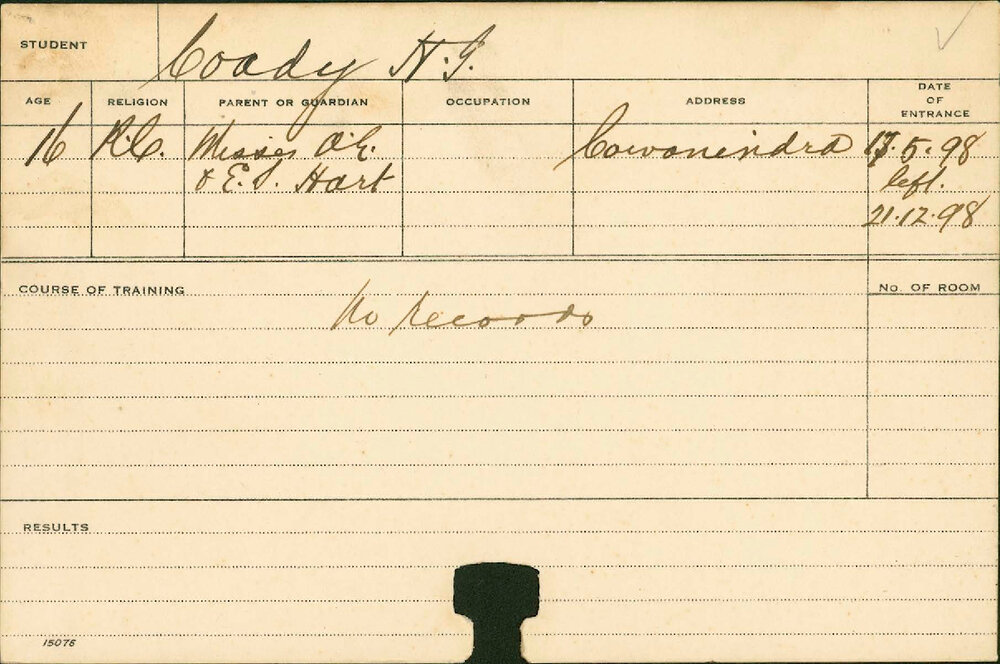 COADY, HG (Agriculture)