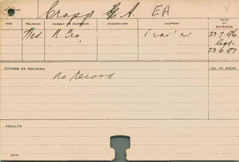 CRAPP, EA (Agriculture)