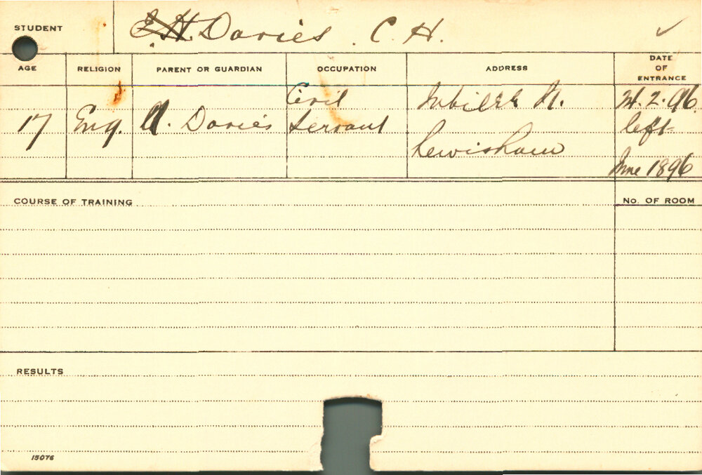 DAVIES, CH (Agriculture)