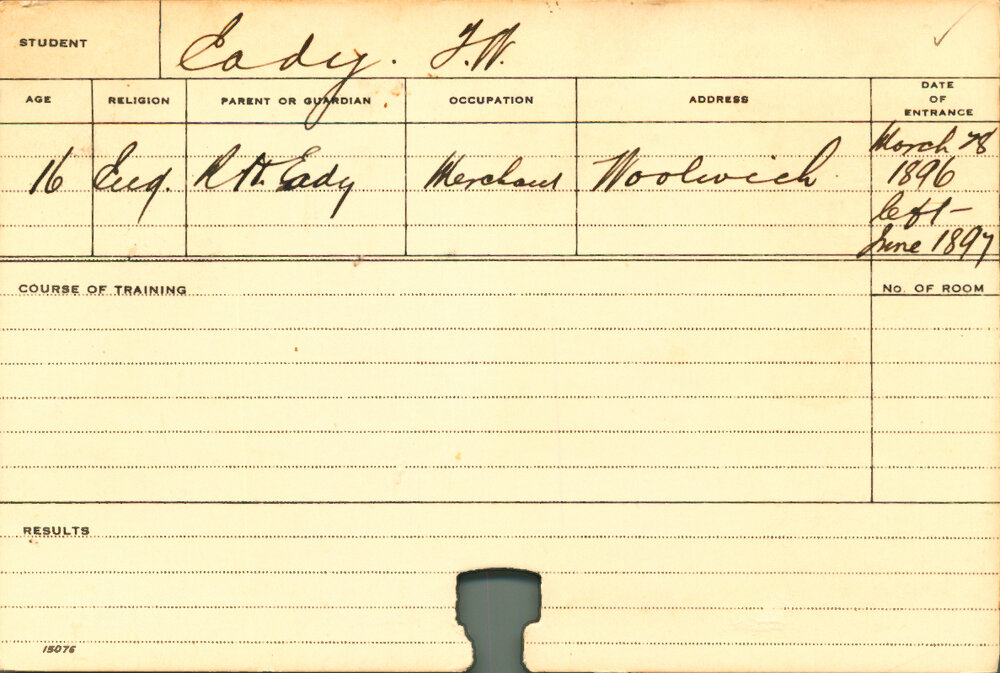 EADY, TW (Agriculture)