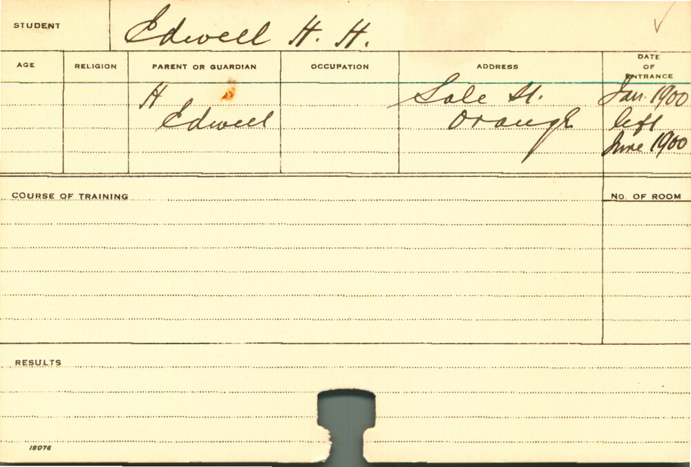 EDWELL, HH (Agriculture)