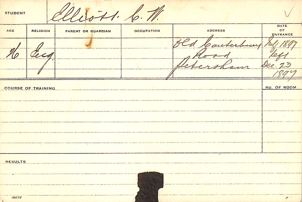 ELLIOTT, CW (Agriculture)