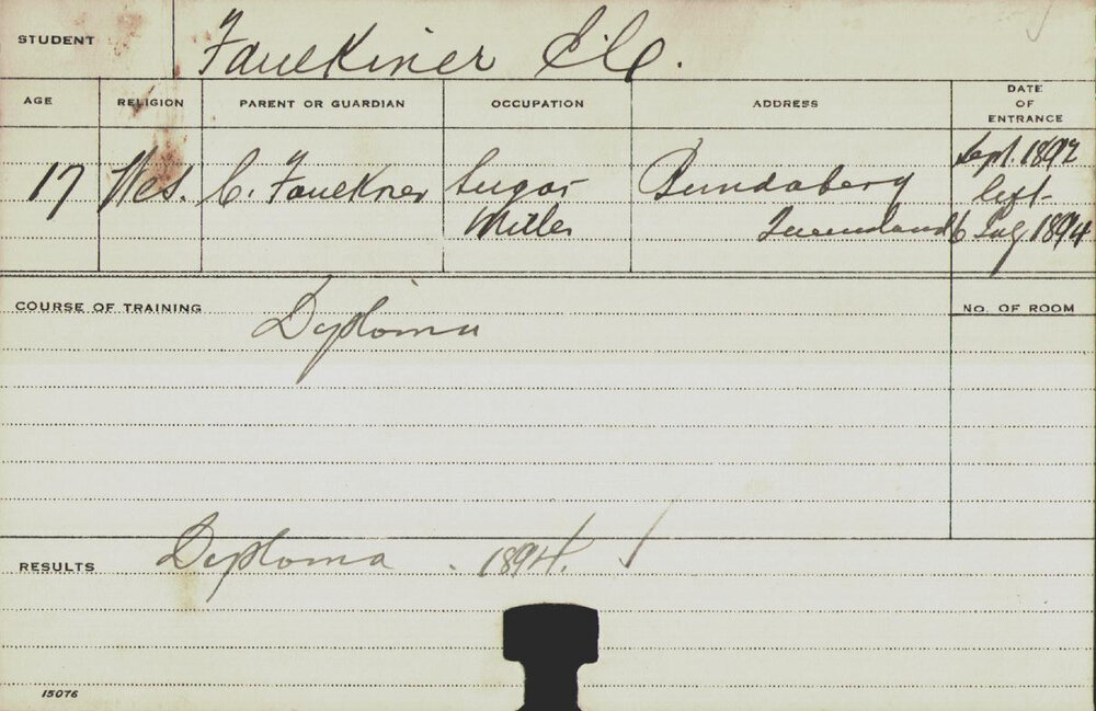 FAULKINER, EC (Hawkesbury Diploma of Agriculture (HDA))