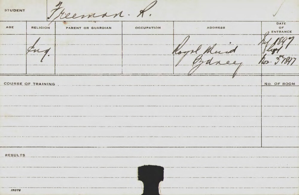 FREEMAN, R (Agriculture)