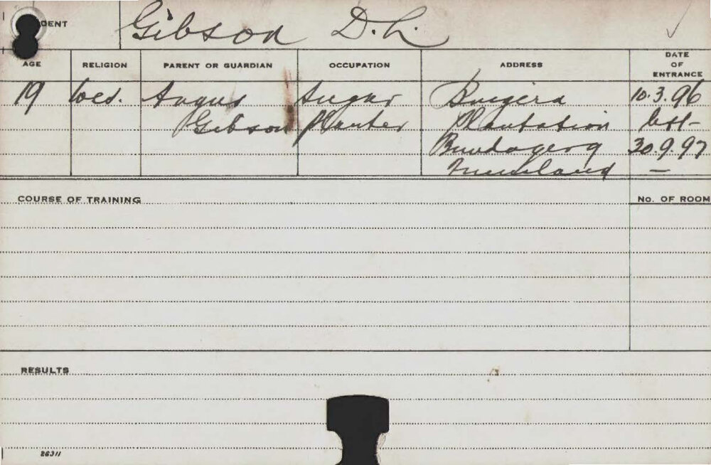 GIBSON, DL (Agriculture)