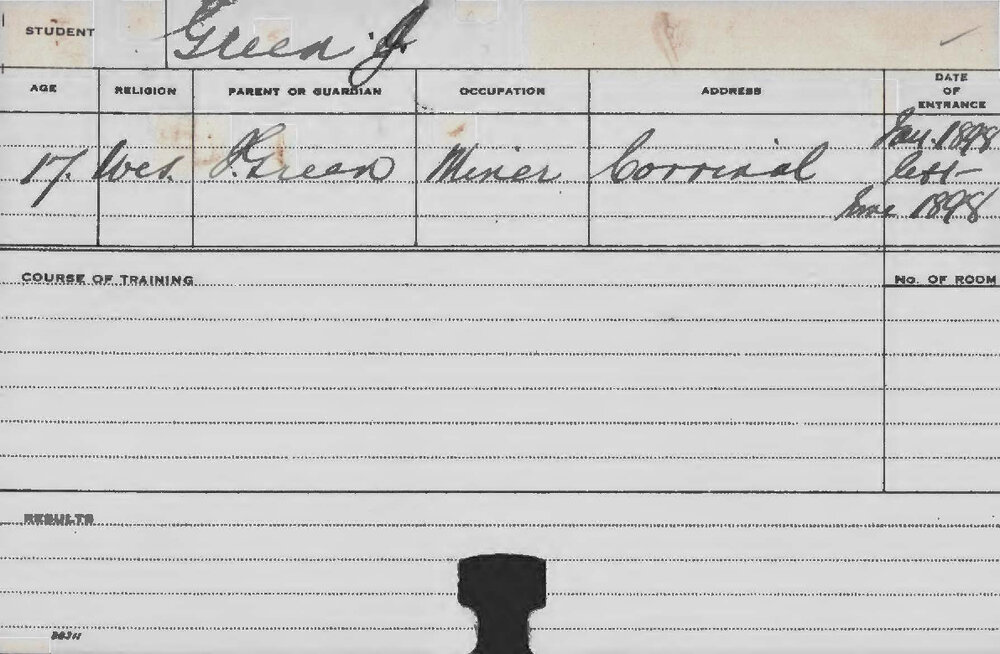 GREEN, J (Agriculture)