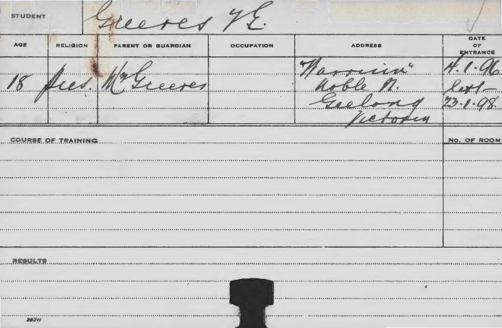 GREEVES, VE (Agriculture)