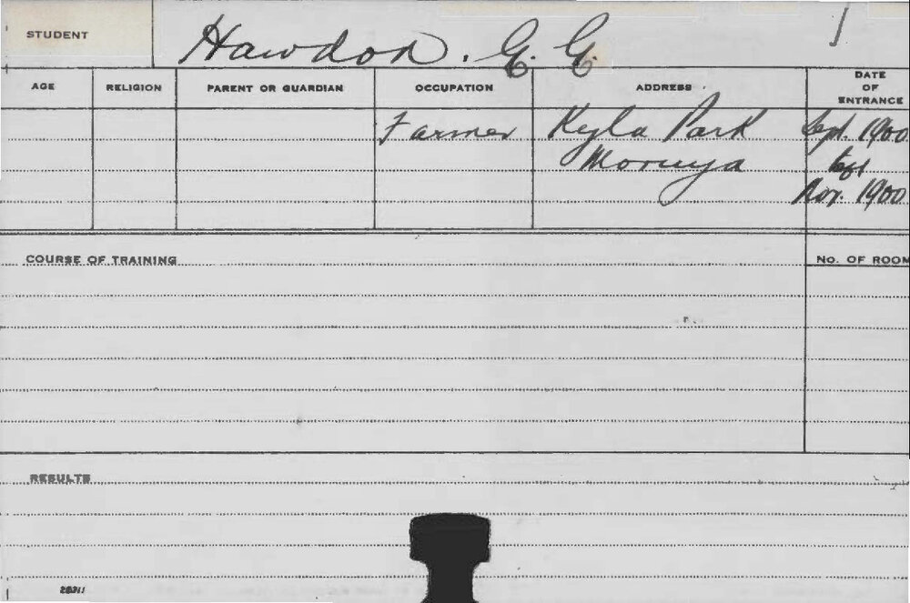 HAWDON, EE (Agriculture)