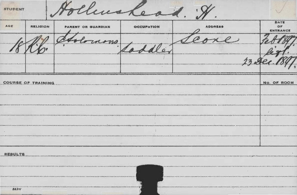 HOLLINGHEAD, H (Agriculture)