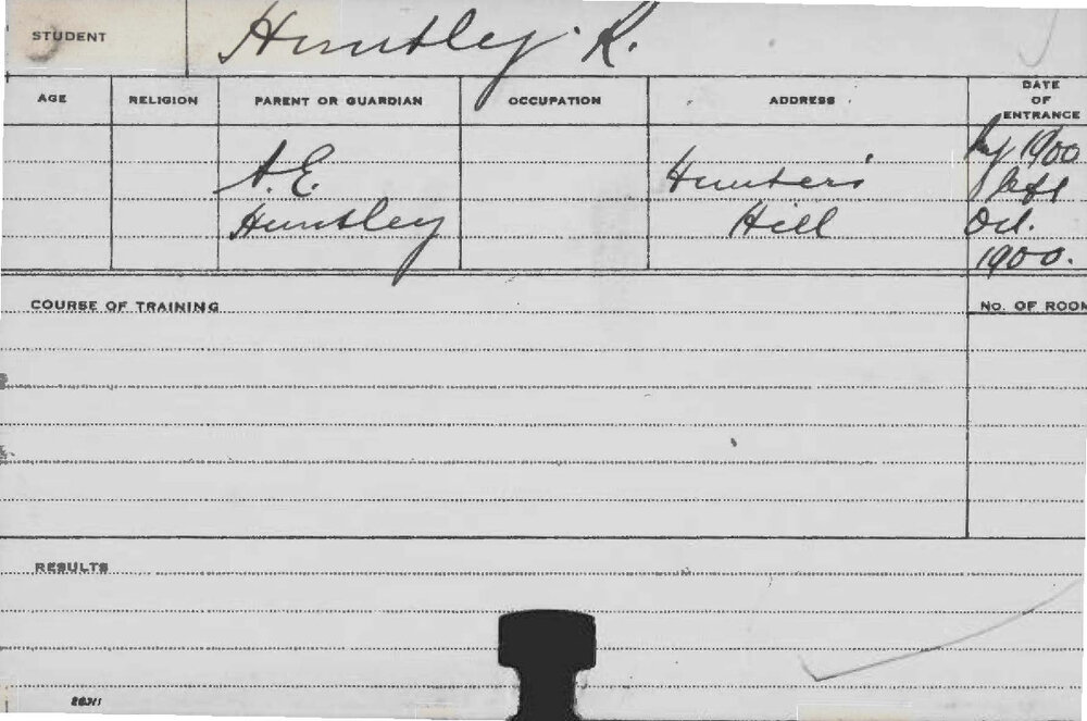 HUNTLEY, R (Agriculture)