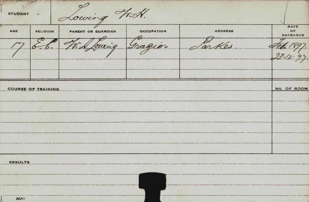 LOWING, LH (Agriculture)