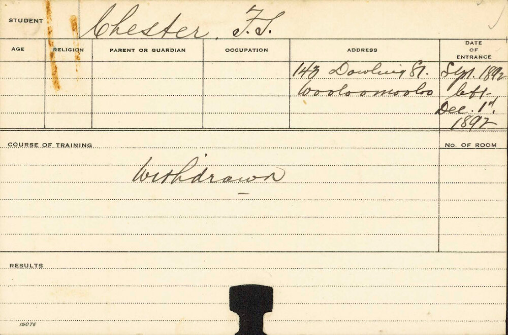 CHESTER, John Bagot (Hawkesbury Diploma of Agriculture (HDA))