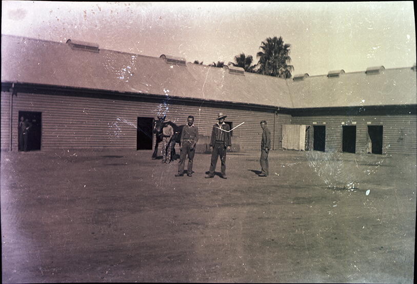 Students in Stable Square [Hawkesbury Agricultural College (HAC)]