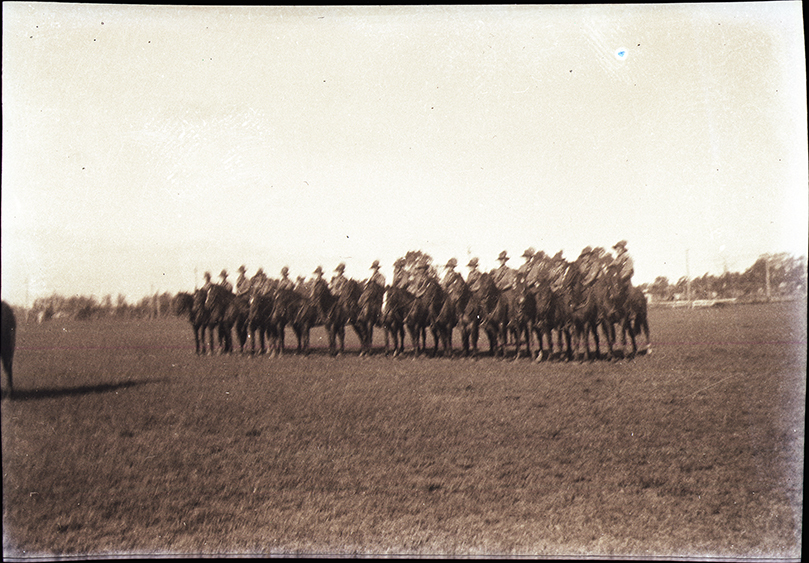 College Students in Uniform of the 4th Cavalry Mobile Veterinary Section [Hawkesbury Agricultural College (HAC)]