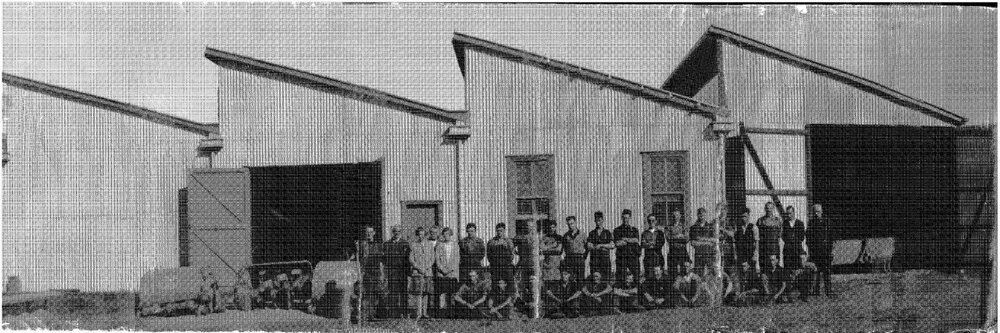 Howard Rotary Hoe - Northmead Factory and staff [Hawkesbury Agricultural College (HAC)]